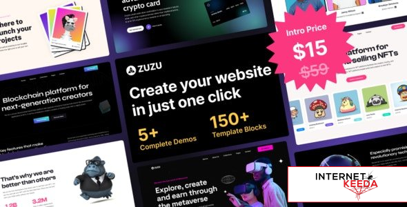 Zuzu v1.0 - NFT & Crypto WordPress Theme 61268