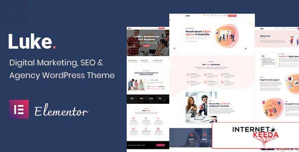 Luke v2.0 - Digital Marketing and SEO WordPress Theme 61272