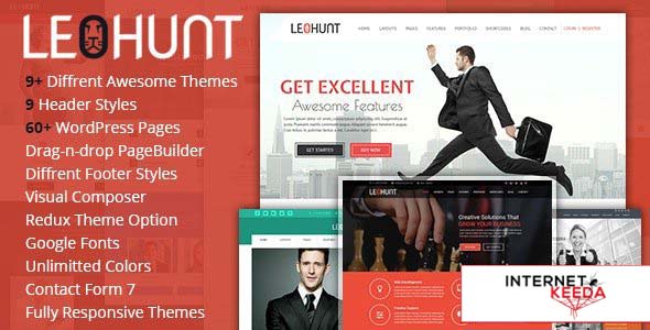 LeoHunt v1.0 - Responsive MultiPurpose WordPress Theme 61296