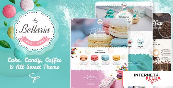 Bellaria v1.1.5 - a Delicious Cakes and Bakery WordPress Theme 61430