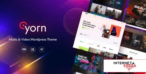 Yorn v1.0.0 - Music & Video WordPress Theme 61549