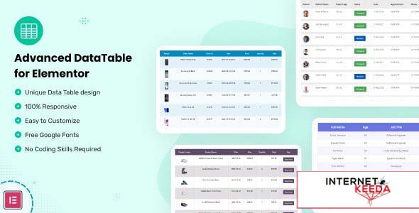 Datalentor v1.0.1 - Advanced DataTable for Elementor 66145