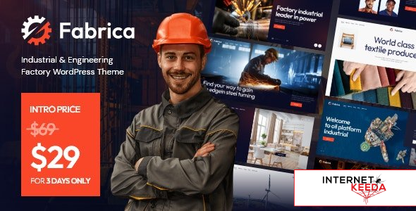 Fabrica v1.0 - Industrial & Engineering Factory WordPress Theme 61763