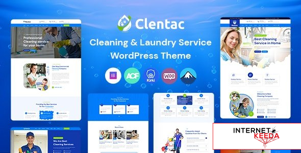 Clentac v1.0 - Cleaning Services WordPress Theme 61773