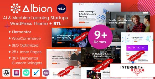 Albion v4.2 - Artificial Intelligence & Machine Learning Startup WordPress Theme 61938