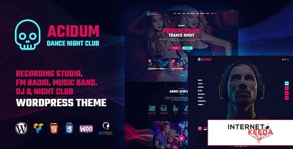 Acidum v1.4.5 - Night Club and DJ WordPress Theme 62017