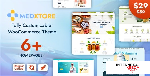 MedXtore v1.6.0 – Pharmacy, Medical & Beauty Elementor WooCommerce Theme 62027