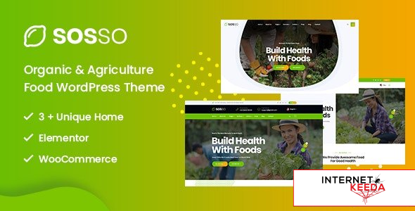 Sosso v1.6.6 - Agriculture WordPress Theme 62085