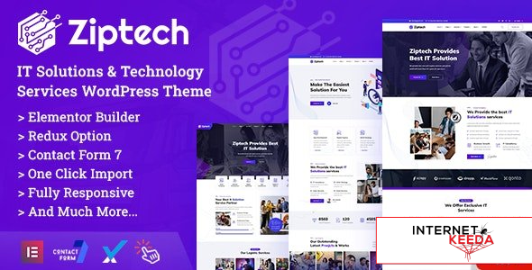 Ziptech v1.0 - IT Solutions Technology WordPress Theme 62097