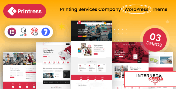 Printress v1.0 - Printing Services Company WordPress 62109