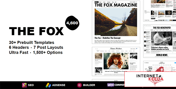 The Fox v5.5.4.1 - Minimal WordPress Blog Magazine Theme 62269