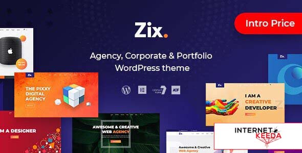 Zix v1.1.2 - Digital Agency & MultiPurpose WordPress Theme 62312