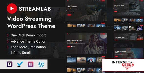 Streamlab v3.1 - Video Streaming WordPress Theme 68272