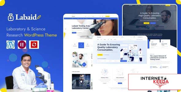 Labaid v1.0.1 - Laboratory & Science Research WordPress Theme 62388