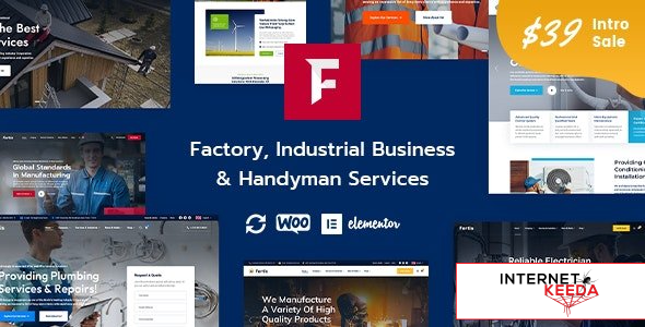 Fortis v1.0.0 - Factory Industrial Business & Handyman Services WordPress Theme 62643