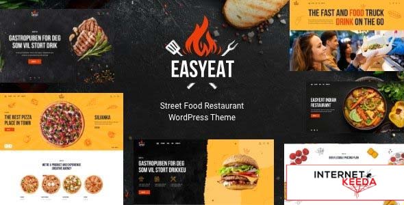 EasyEat v1.0 - Street Food Restaurant WordPress Theme 62679