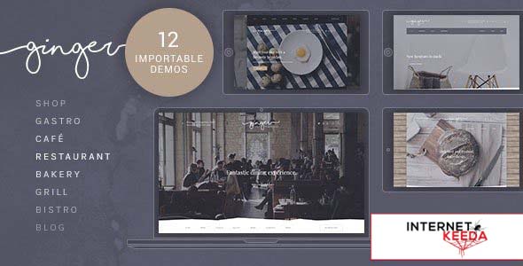 Ginger v1.3.8 - Restaurant WordPress Theme 64618