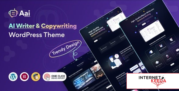 Aai v1.0.0 - AI Writer & AI Copywriting Landing Page Theme 62897