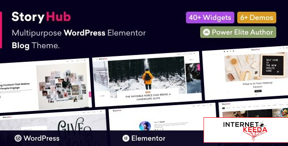 StoryHub v1.0.2 - Multipurpose WordPress Elementor Blog Theme 62991