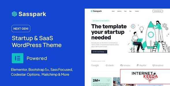 Sasspark - Startup WordPress Theme - 2 August 2023 63089