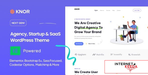 Knor - Digital Agency WordPress Theme - 3 August 2023 63093