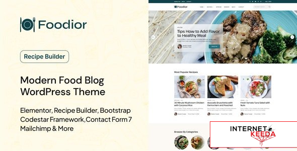 Foodior - Personal Food Blog WordPress Theme - 3 August 2023 63094