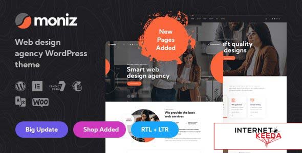 Moniz v1.2 - Web Design Agency WordPress Theme 63112