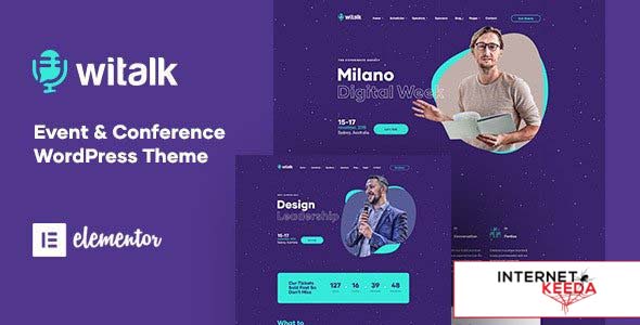 WiTalk v1.0.5 - Event & Conference WordPress Theme 63198