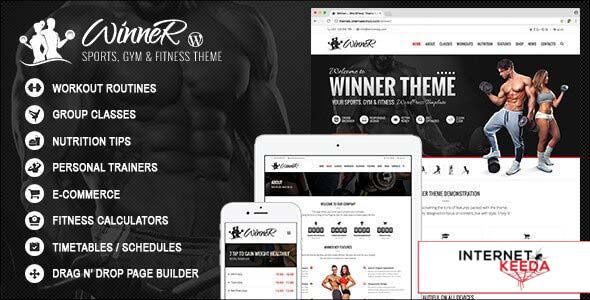 Winner v2.8 - Fitness & Gym WordPress Theme 63270