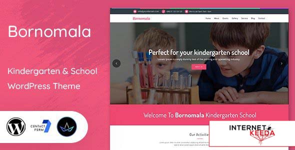 Bornomala v1.7 - Kindergarten & School WordPress Theme 63319