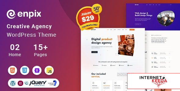 Enpix v1.0.1 - Digital Agency Creative Portfolio Theme 63340