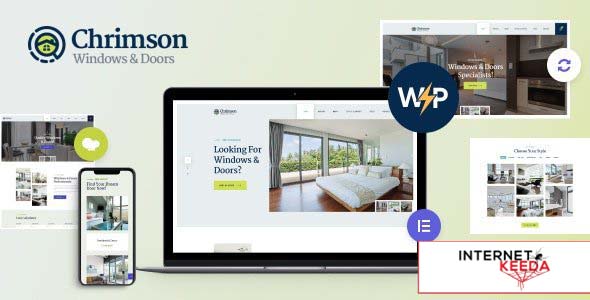 Chrimson v1.2.7 - Windows & Doors Services Store WordPress Theme + Elementor 63609