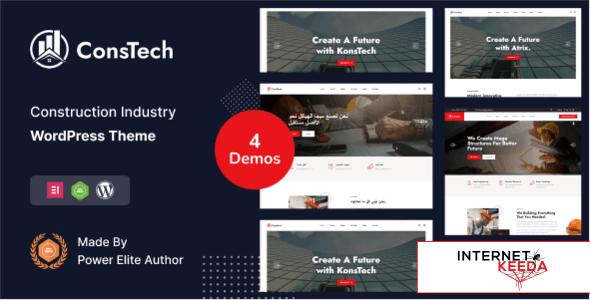 Constech v1.0 - Construction WordPress Theme 63811