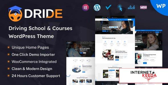 Dride v1.0 – Driving School & Courses WordPress Theme 63828