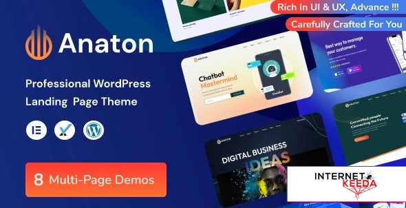 Anaton v1.0 - SaaS Landing Page WordPress Theme 63917