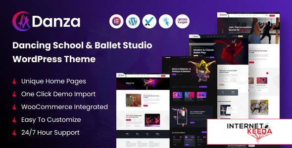 Danza v1.0.0 – Dancing School and Ballet Studio WordPress Theme 63925