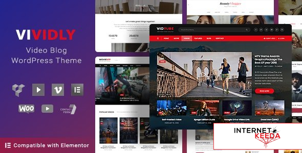 Vividly v1.5.4 - Video Blog WordPress Theme 64252