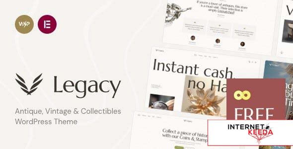 Legacy v1.0 - Antique, Vintage & Collectibles WordPress Theme 64370