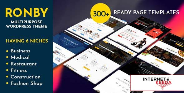 Ronby v6.1.6 - 6 Niche Business Multi-Purpose WordPress Theme 67248