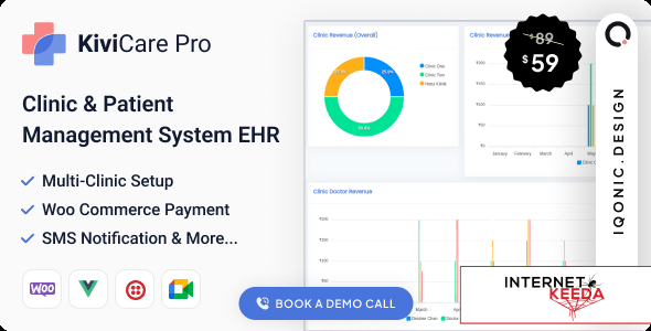 KiviCare Pro v2.3.0 - Clinic & Patient Management System EHR (Add-on) 64599