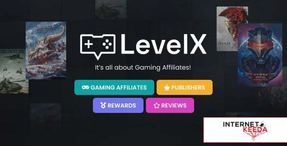 LevelX v1.0 - Gaming Affiliate WordPress Theme 64774