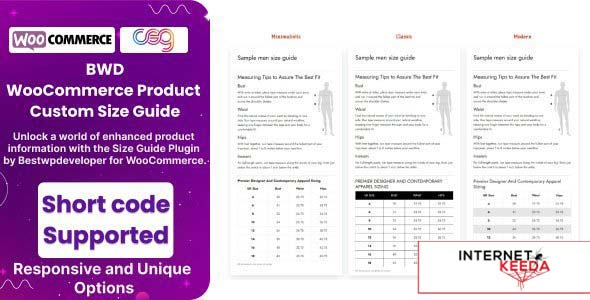 BWD Product Custom Size Guide For WooCommerce v1.0 64816