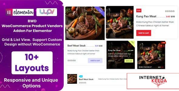 BWD WooCommerce Product Vendors Addon For Elementor v1.0 65078