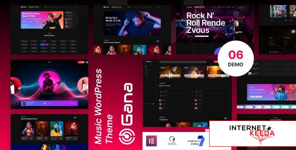 Gana v1.0.3 - Music and Event WordPress Theme 65157