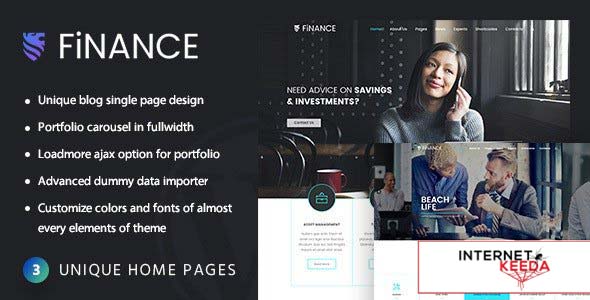 Finance Consultant v2.8 - Consulting WordPress Theme 65246