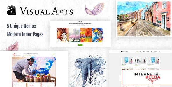 Visual Art v2.4 - Gallery WordPress Theme 65304