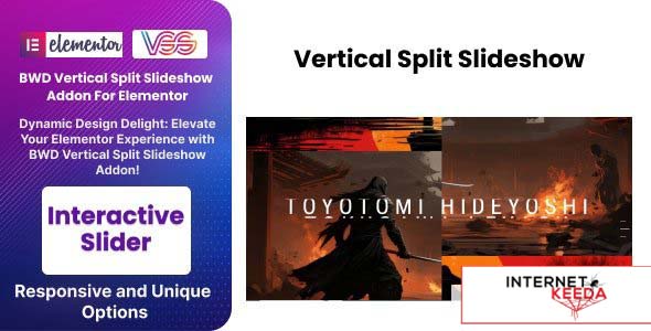 BWD Vertical Split Slideshow Addon For Elementor v1.0 65424