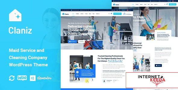 Claniz v1.0.3 - Cleaning Services WordPress Theme 65447