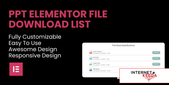 PPT - File Download List Elementor Widget v1.0 65587