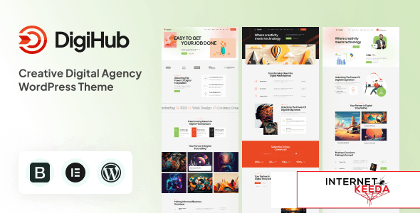 Digihub v1.0 - Digital Agency WordPress Theme 65721